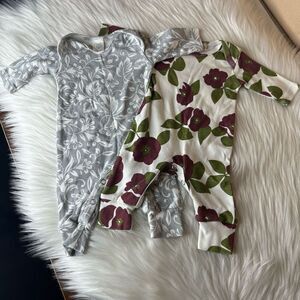 Tesa Babe Floral Printed Long Sleeve Romper Bundle Size Newborn